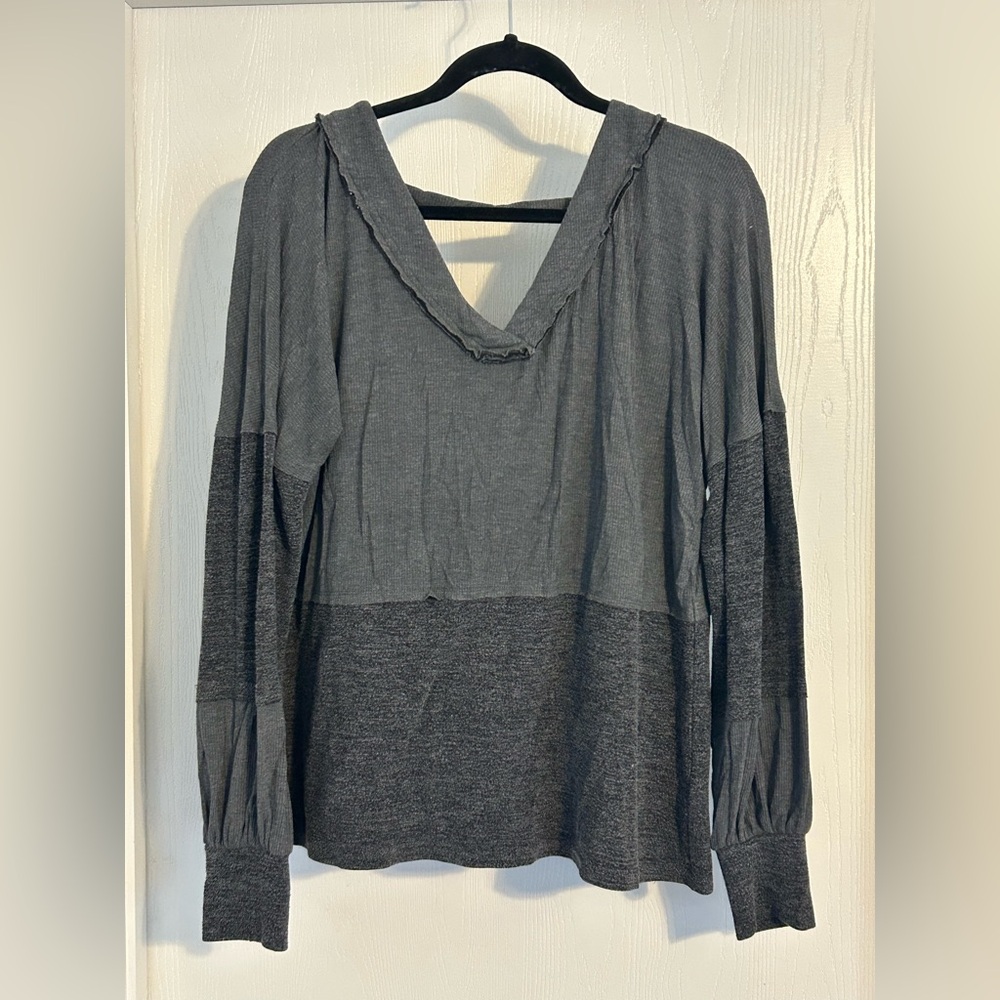 ANDREE BY UNIT | Charcoal Hoodie Sweatshirt | Size Small